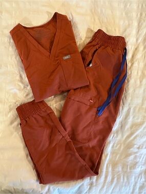 Figs auburn XS Scrub set